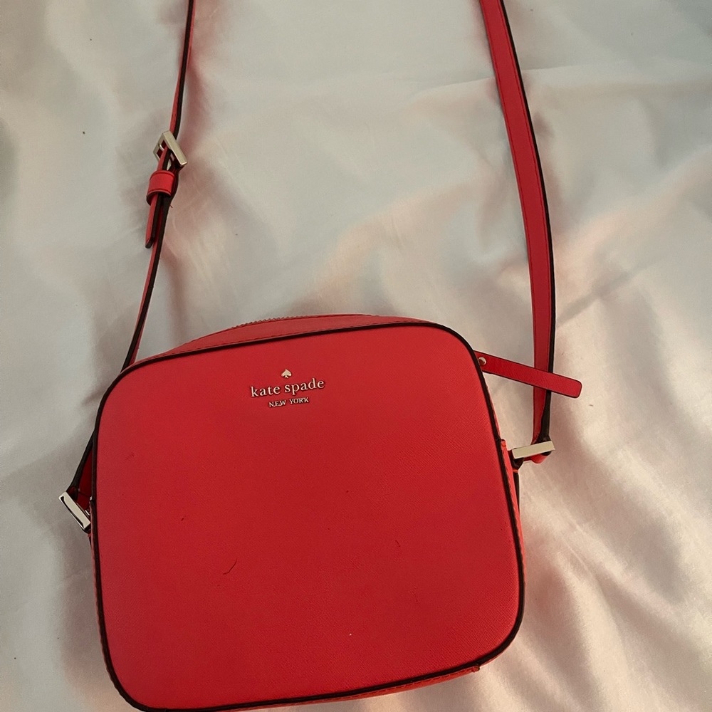 coral kate spade purse